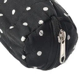 Kuber Industries Set of 2 Black Dot Printed Single Rod Cotton Bangle Organisers image 5