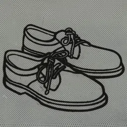 Kuber Industries Transparent & Grey 12 Pieces Shoe Printed Organizer image 4