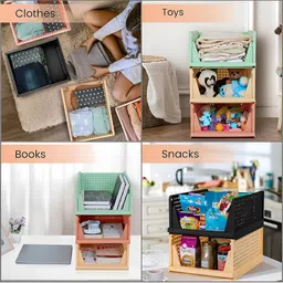 Kuber Industries Off White  4-Tiers Regular Desk Organiser Organisers image 4