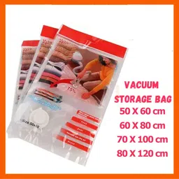kuber industries Kuber IndustriesKuber Industries Transparent 6-Pcs Vacuum Storage Bags With Hand Pump image 4