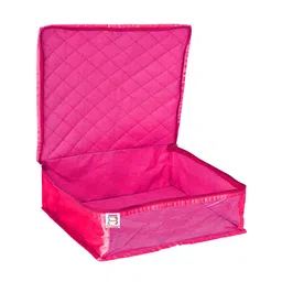 atorakushon 2-Pcs Pink Reusable Saree Wardrobe Organisers image 3