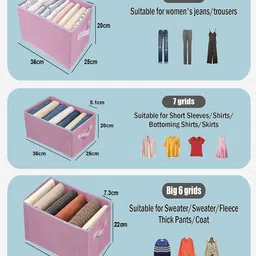 HOUSE OF QUIRK Pink 3-Pieces Drawer Organizers image 2