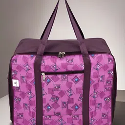 Kuber Industries Purple 2 Pieces Printed Reusable Multi-Utility Organisers image 4