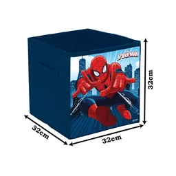 Kuber Industries Set Of 3 Blue Marvel Spiderman Printed Wardrobe Organisers image 3
