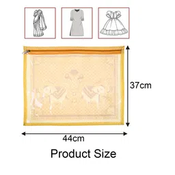 Kuber Industries Cream & Yellow 9 Pieces Printed Multi-Utility Covers image 5