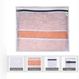 Kuber Industries Grey & White 30 Pcs Printed Reusable Saree Organizers image 4