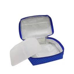 atorakushon Blue & White Printed Vanity Organiser image 3