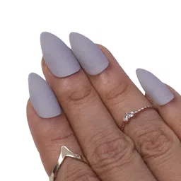 BEROMT 12 Pcs Long-Lasting Reusable Lightweight Salon Finish Press on Nail Tips-404 image 2