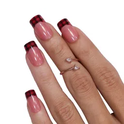 BEROMT 12 Pcs Long-Lasting Reusable Lightweight Salon Finish Press on Nail Tips- Shade 233 image 2