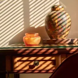 yasu - every scent is a story Decorated- Citrus Splash 14Oz Scented Jar Candle (Yellow)-picture-18