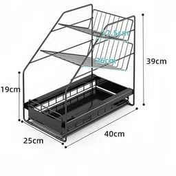 Arhat Organizers Black Regular Sink Wonder Organizer image 4
