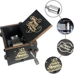 brotherz wooden music box happy birthday instrument image 3