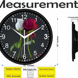 dada handicrafts Analog 24 cm X 24 cm Wall Clock image 2