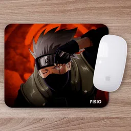 The Desi Monk Anime Mousepad Printed Kakashi from Naruto Gaming Accessories Laptop Computer Non Slip Base Mousepad image 3