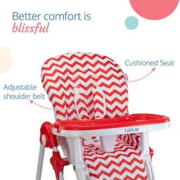 luvlap Royal Baby High Chair, 3 position Recline, 7 Level Height Adjustment, 6 Month+, image 5