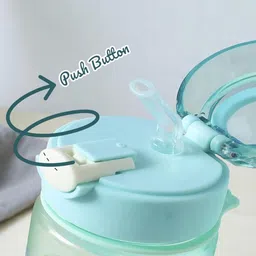 buynexts Water Bottle for Kids,with Straw and Strap, Anti-leak bottle for Girls and boys 500 ml Water Bottle image 3