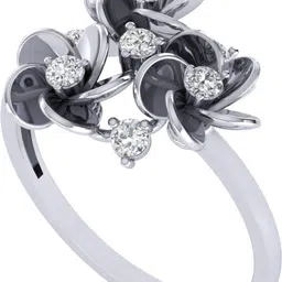 diamtrendz jewels Sterling Silver Zircon Ring For Women & Girls Sterling Silver Cubic Zirconia Rhodium Plated Ring-picture-28