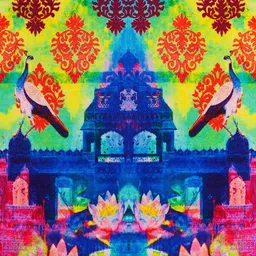 sej by nisha gupta Nolan (12x18) Multicolor Poly Cotton (Set of 6) Placemat image 3