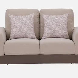 royaloak Milan Fabric 2 Seater Sofa in Cream Colour image 4