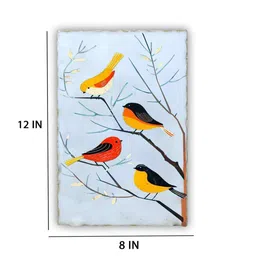 posh n plush Serene Birds Marble Wall Art image 2