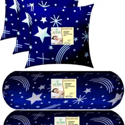 actos 3 Cushion And 2 Bolster Microfibre Nature Bolster Pack of 5-picture-13