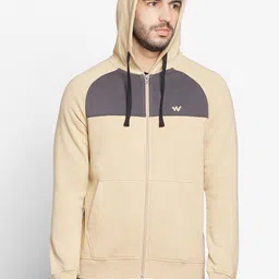 wildcraft Men Full Sleeve Color Block Hooded Sweatshirt-picture-15