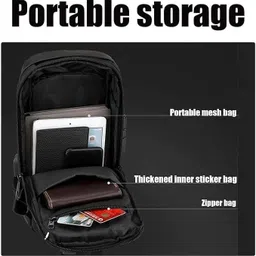 firststep Gold Men & Women Sling Bag FS SB-01 Multi s1 image 3