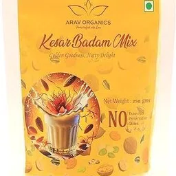 arav organics 100% Natural Saffron Almond Drink Powder Kesar Badam MixReady to Use-picture-18