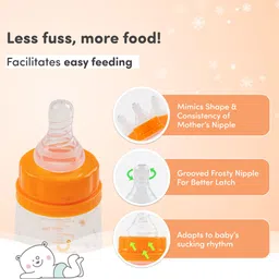 mylo Baby Feeding Bottles for New Born Babies with Spoon | Anti Colic - (125+250ml) - 375 ml image 4