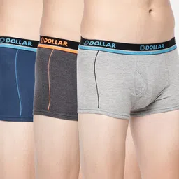 dollar bigboss Pack of 3 Super Combed Cotton Solid Men Trunk image 2