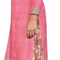 thira Unstitched Crepe Salwar Suit Material Printed image 4