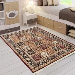 rugs experts Brown Silk Carpet image 2
