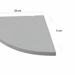 martemporium Corner Wall Rack Shelf for Home Decor & Storage – Space Saving Floating Shelf MDF (Medium Density Fiber) Wall Shelf image 3