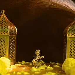 rudra handicraft SARASWATI BRASS IDOL STATUE Decorative Showpiece - 5 cm-picture-31