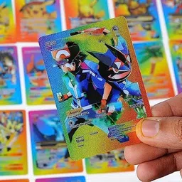 gift collection Waterproof 55pcs Pokemon Rainbow Card Box V Series Vmax Gx Playing image 3