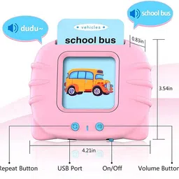 aganta Educational Learning Talking Flash Cards for 2 Year Old Kids image 2