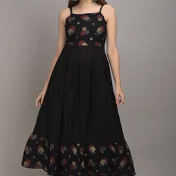 raaka Women Empire Waist Multicolor Maxi/Full Length Dress-picture-28