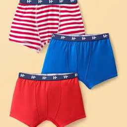 Honeyhap Pack Of 3 Striped Soft Stretchable Trunks 14189194-picture-51