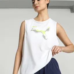 Puma Brand Logo Printed Sleeveless T-shirt-image-29