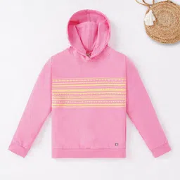 Ed-a-Mamma Girls Printed Hooded Sweatshirt-image-59