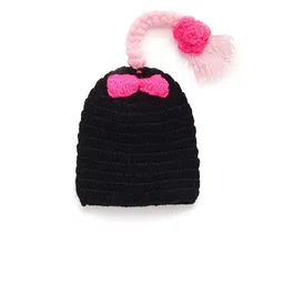 CHUTPUT Kids Pack Of 2 Hand Knitted Wool Crochet Cap image 3