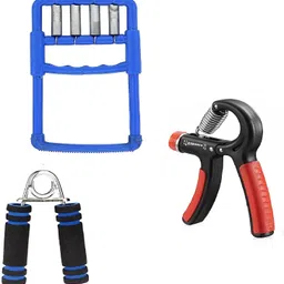 3|Hand Grip,2 Gripper,1 Finger Stretcher for Increase forearm,Wrist arm strength Fitness Accessory Kit Kit-image-16