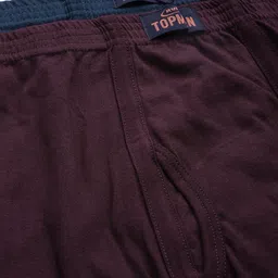 Rupa Pack of 2 Short Trunks TOPMAN PLAIN DRAWER (IE)-Airforce&Maroon-95 image 4