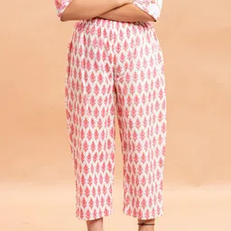 Sangria Girls Printed Pure Cotton A-Line Kurta With Trouser image 5