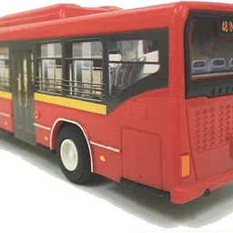 play haven Low Floor Bus,Red (Multicolor, Pack of: 1), image 2