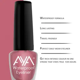 AYA Waterproof Eyeliner 5 ml - Metallic Pink image 3