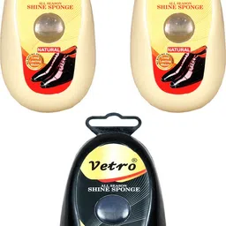 vetro SHOE SHINER BLACK 1PC & NATURAL2PC Shiner-image-0