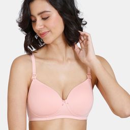 Zivame Pink Non Padded Maternity Bra-picture-37