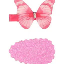 Aye Candy Girls Pink Embellished Alligator Hair Clip-picture-47