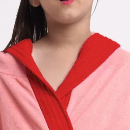 Creeva Solid Hooded Bath Robe image 5